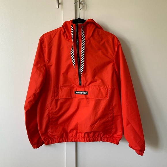 🆕 Members only windbreaker half zip up jacket - Picture 2 of 8